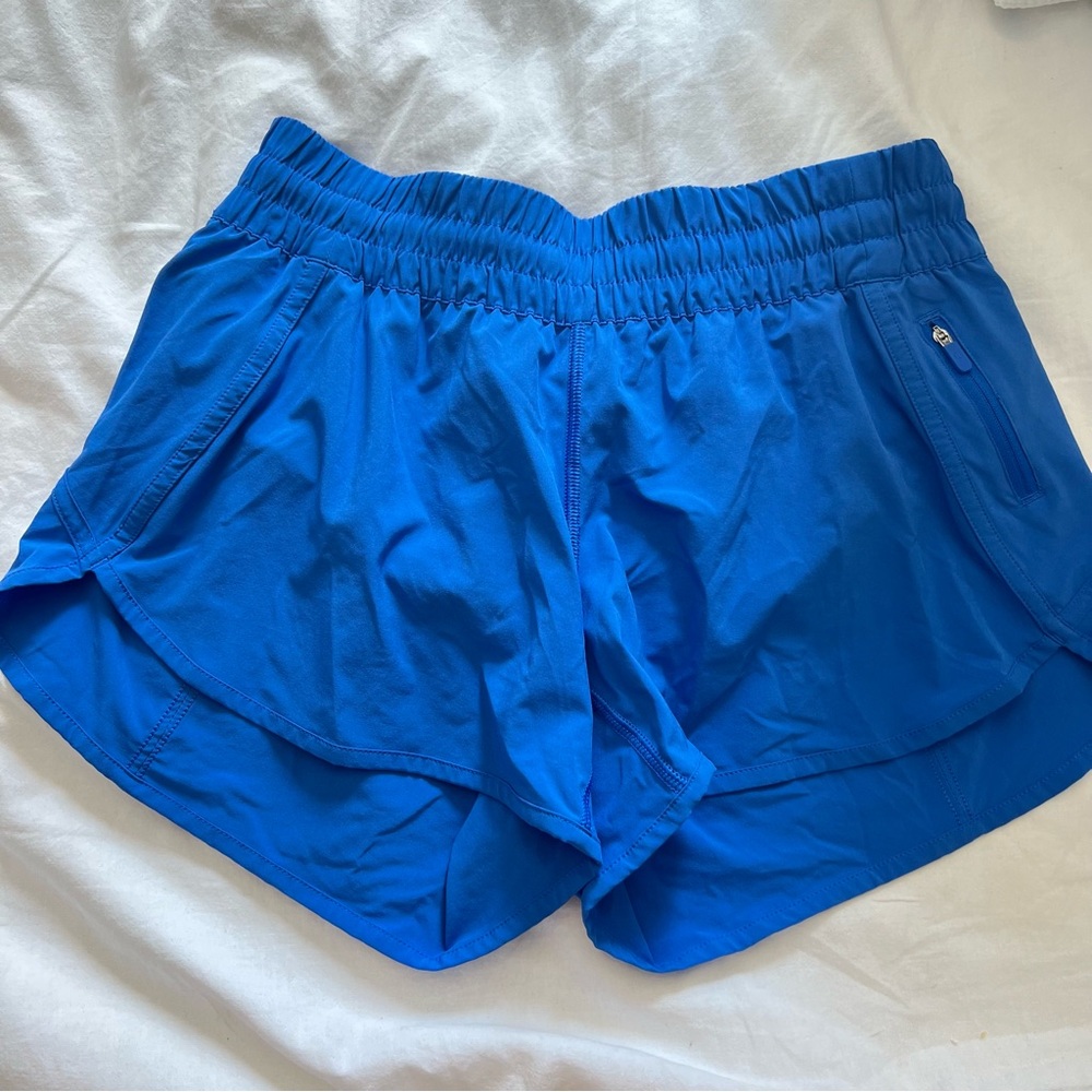 Blue lululemon shorts